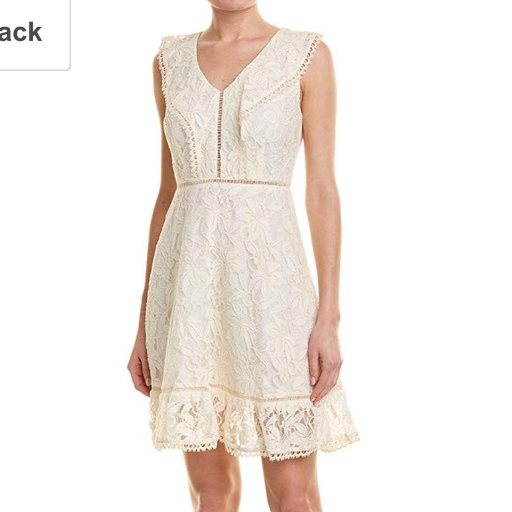 BB Dakota Off-White Lace Dress